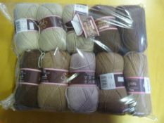 Ten Rolls of Mixed Wool
