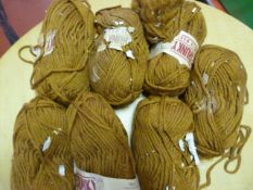 Seven Balls of Brown Wool