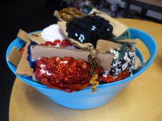 Small Bucket of Glitter Fringing
