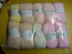 Ten Rolls of Mixed Wool