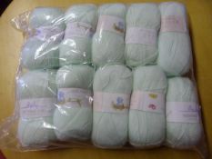 Ten Rolls of Green Wool