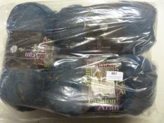 3 Large Balls of Dark Green Wool