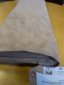 Roll of Brown Polyester Suede Material