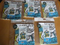 Five 100% Cotton Tea Towels