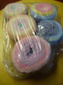 Five Packs of Pre Knitted Blanket