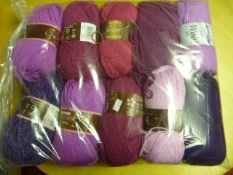 Ten Assorted Rolls of Wool
