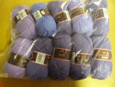 Ten Rolls of Purple Wool