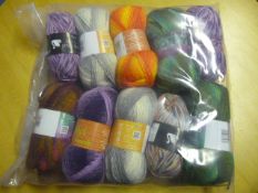 Ten Assorted Rolls of Wool