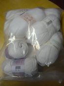 Ten Rolls of Off White Wool