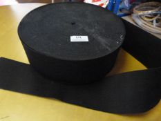 Large Roll of Black Elastic
