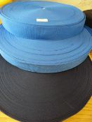 Three Rolls of Webbing (2x Blue, 1x Dark Blue)