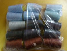 Fifteen Rolls of Mixed Thread