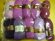 Ten Assorted Rolls of Wool