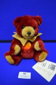 Steiff Petsy Red Teddy Bear (20cm)