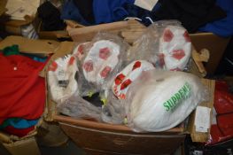 *44 Assorted Balls; Rugby, Football, etc.