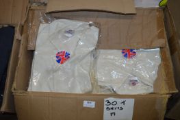 *30 Size: M Cream Cricket Shirts