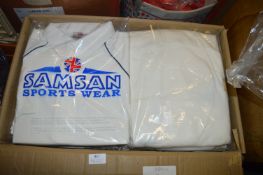 *30 Size: L Cream Cricket Shirts