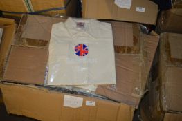 *100 Size: m Childs Cream Cricket Shirts