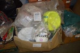 *20 Assorted Footballs and a Bag of Inflating Need