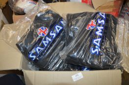 *8 Black Padded Sports Trousers