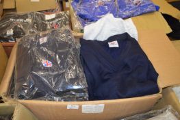 *19 Assorted Navy V-Neck Sweatshirts, Size: M Polo