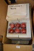 *138 Practice Cricket Balls