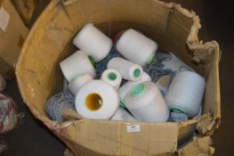 *Large Bag of Grey Cord and 10+ Spools of White Th