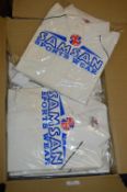 *32 Size: M Cream Cricket Shirts