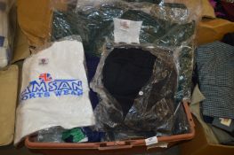 *11 Blue & 6 White T-Shirts, 3 Green Tracksuits, a