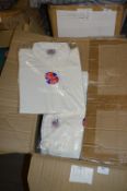 *34 Size: S Cream Cricket Shirts