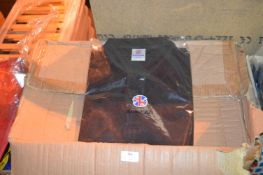 *50 Size: 4XL Black Polo Shirts
