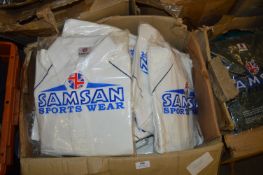 *30 Size: L Cream Cricket Shirts