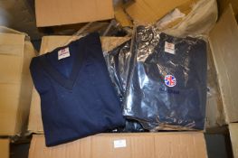 *20 Size: XL Navy Blue V-Neck Tops