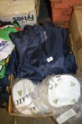 *4 Size: S Navy Waterproof Jackets, and 7 Football