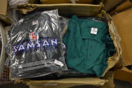 *30 Green Polo Shirts Size: M and 8 Padded Sports