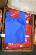 *83 Football Tabards and 8 Assorted Polo Shirts