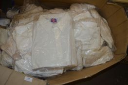 *90 Cream Polo Shirts, and 31 T-Shirts Size: S
