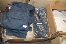 *14 Pairs of Navy Work Trousers and 2 Khaki Trouse