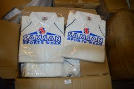 *32 Size: L Cream Cricket Shirts