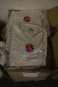 *41 Size: L White Cricket Shirts