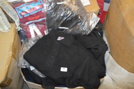 *20 Mixed Items; Black Polos, Workwear, etc.