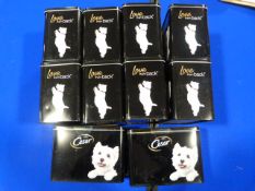 *Ten Cesar Dog Food Tins