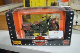 Maisto Diecast Harley Davidson Motorcycle 1942 Fla