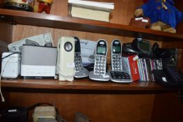 Pure Alarm Radio and Assorted Cordless Telephones,