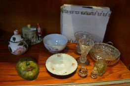 Glass & China Ornaments, etc.