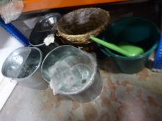 *Galvanised Mop Buckets, Planters, Watering Can, etc.