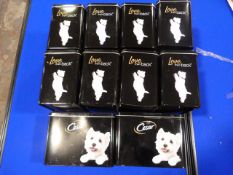 *Ten Cesar Dog Food Tins