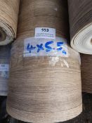 Roll of Wood Effect Lino 4x5.5m