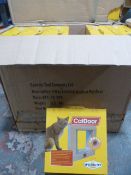 Box of 12 Four Way Locking Medium Pet Doors