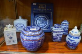 Ringtons Biscuit Barrels, Tea Caddies, etc.